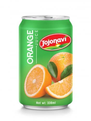 Orange Juice Aluminium Can